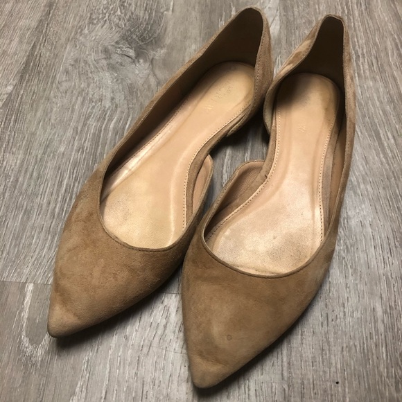 J. Crew Nude Suede Flats - Picture 6 of 8